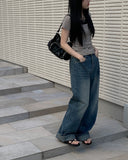 Solid Stripe Short Sleeve T-Shirt