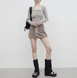 Tari Ribbed Cardigan