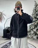 Rude Elbow Patch Fleece Jumper