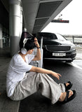 Summer Stripe Wide Linen Pants