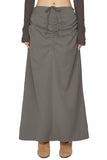 Seri shirring long skirt