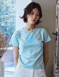 Zesty Heart Crop Short Sleeve Tee