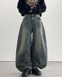 Dribble Vintage Balloon Denim Pants