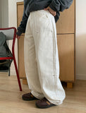 Sinnoh cut rivet cotton pants