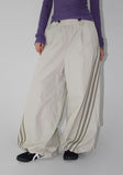 CURVED TRACK NYLON PANTS