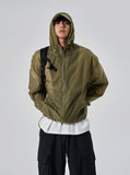 Bold cap windbreaker