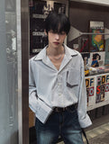 Grown Stripe Pocket Shirt