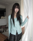 Bokan Strap Ribbed Knit Cardigan