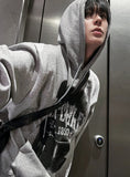 Crack Printing Over Hoodie