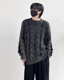 Rudolph Pigment Cable Knit