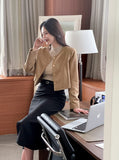 Jenny Suede Crop Jacket