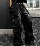 Byder Parachute Black Multi Cargo Denim
