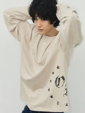 VINTAGE OF STAR Henley Neck Long Sleeve T-Shirt