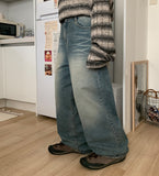 Hasji Washing Denim Pants