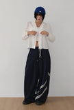 OPEN FRONT FRILL BLOUSE