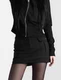 Hidden Cotton Cargo Skirt