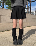 Mino banding flare mini skirt