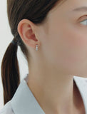 Essence (W) Heart Bubble One-Touch Earrings