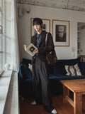 Laura Two Pintuck Wide Slacks