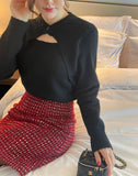 Santia Bolero Layered Knit