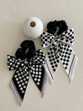 Godian Dot Ribbon Scrunchie