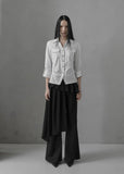 [mnem] Muted Roll-Up Shirt