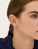 Champagne Moon Dew Drop Silver Darling Earrings