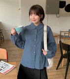 [BAONHAUS] Launing Round Collar Blouse