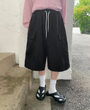 Ryu Roder Nylon Banding Cargo Bermuda Pants