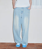 Wide Denim Pants