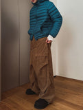 Melty Rivet Corduroy Wide Pants
