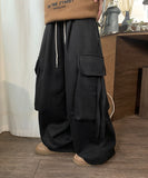 [unisex] Gokori Banding String Brushed Strap Cargo Pants