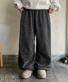 Mokuna Banding String Heart Corduroy Pants