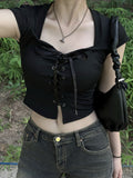 Ribbon Corset Tee