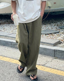 Cooling Linen Two-Tuck Wide Pants