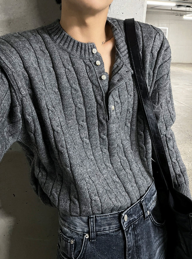 【COSYHARU】Maxi Minimal Round Knit COSYHARU(コシハル)のレディース トップス 人気アイテム