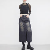 Pinia See-Through T-Shirt + Sleeveless Set