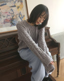 Natta Bokashi Cable Round Knit