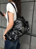Riva Glossy Stud Two Way Bowser Cross Shoulder Bag