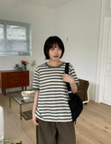 Welty Stripe Over Short Sleeve Tee