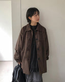 Mofila Suede Collar Over Jacket