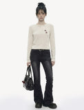 VINTAGE STAR LINE Henley Neck Long Sleeve T-Shirt