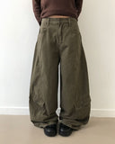 Behin Cargo Curve Balloon Wide Long Pants