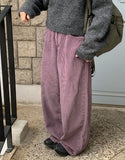 Itchen Bijo Corduroy Color Wide Pants