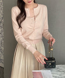 Ruko Banding Pintuck Flare Long Skirt