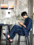 Pocket brush half shirt
