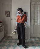 Eki peach two-tuck chino pants