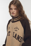 [2-WAY] Portland Raglan Knit Zip-up