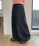 Keoki Non-Fade Denim Wide Pants