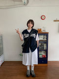 [unisex] Rollg Summer Embroidered Wind Hooded Vest